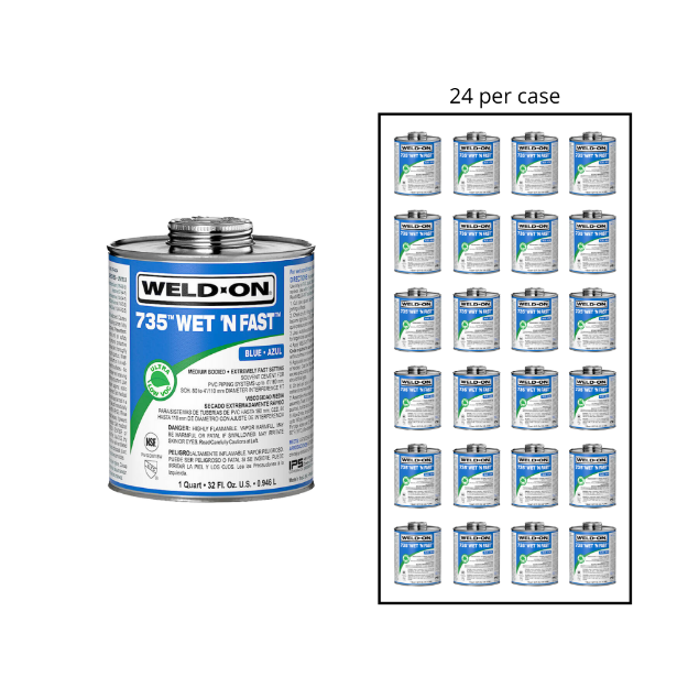 Picture of 735 BLU Hp (237 ml) PVC CEMENT - 24 UNITS