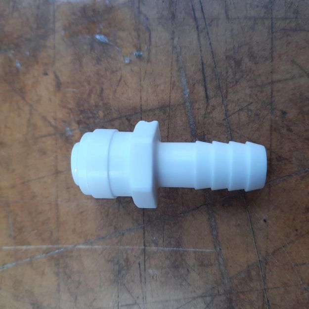 Picture of HOSE TUBE ADAPTER [OLD TAP CONNECTOR] - THREAD: 1/4", SPIGOT - STRAIGHT (DITUBE2.0 PARTS)